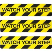 3Pack Watch Your Step Non-Slip Stair Warning Sticker Adhesive Tape Help