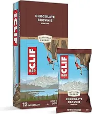 CLIF BAR - Energy Bars - Chocolate Brownie - (2.4 Ounce Protein Bars, 12 Count)