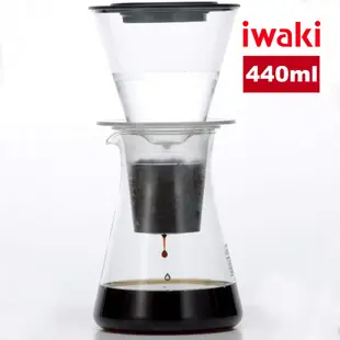 iwaki 日本耐熱玻璃可微波冰滴咖啡壺-440ml