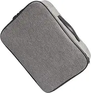 Healvian Box Document Lock Box Portable Important Document Organizer with Combination Lock Capacity Multi File Storage Bag for Office and Home Use Grey Color