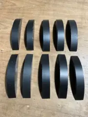 (Pack 10) Delrin - Acetal Plastic Sheet & Block - Black Color