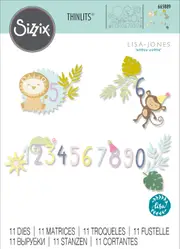 Sizzix Jungle Fun Thinlits Die Set