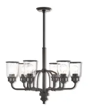 Livex Lawrenceville 6 Light BZ Chandelier