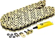 NICHE Gold 525 X-Ring Chain 110 Links with Connecting Master Link
