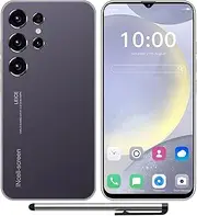 DxDcS S24Ultra 4G Dual SIM Smartphone, 2GB RAM, 32GB ROM/SD 128GB, 4300mAh Battery, 6.3 inch Display, Android 10 OS, Dual 13MP Camera, Face ID, GPS, FM, Bluetooth Mobile Phones (Purple)