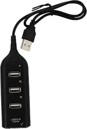 BUGUUYO 1pc 4 Port Hub Extension Port USB Portable USB Hub USB 2. 0 Hub USB 2. 0 Adapter 4 in 1 USB Hub USB 4 Hub 4 Way USB Adapter Portable USB 2. 0 Splitter USB a Hub Dispenser Abs Mini