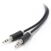 Alogic MM-AD-02 3.5mm Audio Cable - 2m - Black Stereo [MM-AD-02]