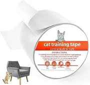 Anti Cat Scratch Tape, Aufondof 4 in X 5M Cat Training Tape, 100% Transparent Cat Scratch Deterrent Furniture Protector for Sofa, Carpet & Door – Pet Safe Scratching Deterrent for Couch Corner