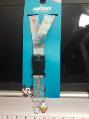 Mickey Mouse and Friends Keychain Lanyard with ID Holder