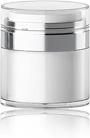 Pump Bottle Dispenser | Airless Pump Jar | Moisturiser Pump Dispenser Airless Pump Bottle | 15/30/50ml Refillable Portable Cosmetic Container