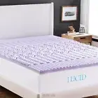 Lucid 2 Inch Mattress Topper Queen – Memory Foam Mattress Topper Queen