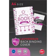 GBC Binding Cover Leathergrain 300GSM A4 Blue Pack 25