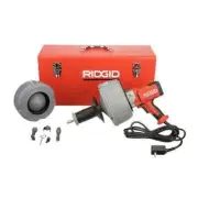 RIDGID K-45-5 (36023) Sink Machine w/ C-1IC & C-6, Tools, Case (115V)