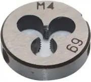 M4 Metric Right Hand Screw Thread Round Die Tool Pitch M4×0.7 Pitch Gauge Thread