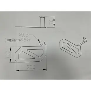 my150 馬鞍包支架 馬鞍袋支架 不含包包 白鐵 不銹鋼 檔車 機車 重機