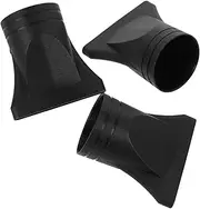 Outanaya 3pcs Hair Dryer Nozzles Diffuser for Hair Dryer Plastic Air Diffuser Nozzle Replacement for Styling Tool