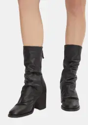 [Free People] Black Elle Block Heel Boots