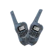 Uniden UH45CB-2 - UHF CB Handheld Radio (Walkie-Talkie) with Kid Zone – Blue Camouflage Twin Pack