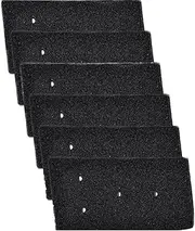 Set of 6 Dryer Filter Condenser Dryer Sponge Filter for Bauknecht Privileg Whirlpool HX 481010716911, 230 x 115 x 14 mm, Replacement Part Durability Extend Service Life