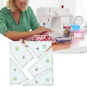 5PCS Acrylic Quilting Template Set Sewing Machine Ruler DIY Hand Patchwork For
