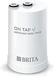 Brita Filter ON TAP V Pack 1, 600L Water Filter Cartridge - Fresh Water with Good Taste, Reduces Microparticles, Heavy Metals