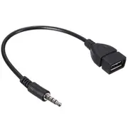 3.5mmaudio Aux Jack To Usb 2.0 Type A Female Otg Converter Adapter Computer Headset Adapter Audio Adapter Cable