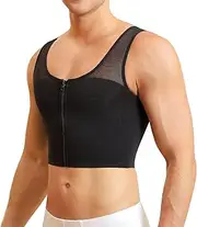 [TAILONG] Gynecomastia Compression Shirts for Men Chest Binder Vest Slimming Undershirt Shapewear Tank Top