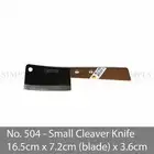 No. 504 KIWI Knife Kitchen Chef Knives Stainless Steel Blade Cook Cleaver Wood