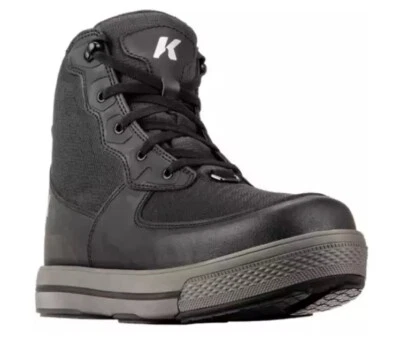 SIZE #10 KORKERS STEALTH SNEAKER WADING BOOT -HYPERLITE, QUICK DRAIN, FIXED SOLE