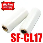 6 Rolls 500mm x 300m 17um Stretch Film Pallet Wrap Clear