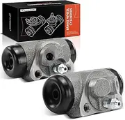 A-Premium Drum Brake Wheel Cylinder Compatible with Select Ford, Dodge, Plymouth and Packard Models - F-250, F-350, E-250 Econoline Club Wagon, B300, D200 Pickup, PB300 Van, W350, Clipper, 2-PC Set