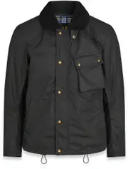 Belstaff Convoy Motorcycle Textile Jacket, black, Size M for Men