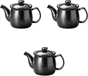 Set of 3 Kinomeguro Sauce Pot [6.7 x 3.9 x 4.1 inches (17 x 10 x 10.5 cm) (470cc)] | Juitsugi Setomonohonpo