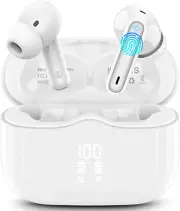 Wireless Earbuds, 2025 Bluetooth 5.4 Headphones Ear with 4 ENC Noise Cancelling