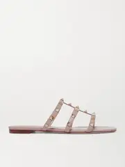 [Valentino Garavani] Valentino Garavani - Rockstud Leather Sandals - Blush - IT34 IT 34 Pink