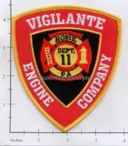 Pennsylvania - Rome Vigilante Engine Company Fire Dept Patch