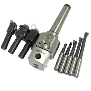 1MT BORING HEAD KIT 38MM BORING HEAD WITH TOOLS CARBIDE BORING BAR FLY CUTTER