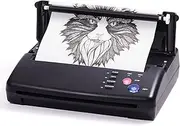 Tattoo Stencil Printer Machine Tattoo Thermal Copier with 10 Free Transfer Paper Tattoo Stencil Printer for Tattooing Tattoo Transfer Printer Tattoo Stencil Machine(2022 Upgrated) (Black)