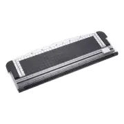 12 Inch Paper Cutter, A4 Size Portable Foldable Paper Trimmer Slicer, Black