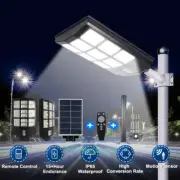 99000000000LM 1200W Luz Luces Solares Para Exterior Lamparas Focos De Calle+Pole