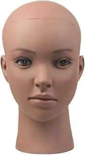 Generic Mannequin Head Bald for Wig Making Styling Lightweight Wig Display Head