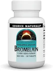 Source Naturals Bromelain, 500 mg, 2000 GDU/G 30 Tabs