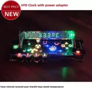 Desktop IV-18 VFD Clock Cyberpunk Style Esports Room Creative Decoration Gift