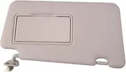 Car Right Side Sun Visor Light Baffle Front Windshield Visor Make Up Mirror with Light Compatible for Keleos 2009-2016