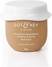 Indian Pea Peptide Strengthening Moringa & Argan Hair Mask, 200ml