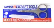 Tamiya Craft Tools Curved Scissors For Photo Etched Parts 74068