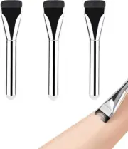 Walquicks 3 Pcs Flat Foundation Brush, Ultra Thin Foundation Brush, Liquid Po...