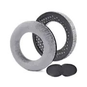 1 Pair of Replacement Ear Pads Cushion Earmuffs Cover Parts Earpads Pillow Replacement for DT990 / DT880 Headphones - Gray