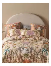[Linen House] Victoria Quilt Cover Set in Orange