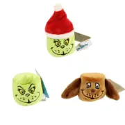 Aurora World Plush -Dr. Seuss' The Grinch Mallows - SET OF 3 (Max +2) (2.5 inch)